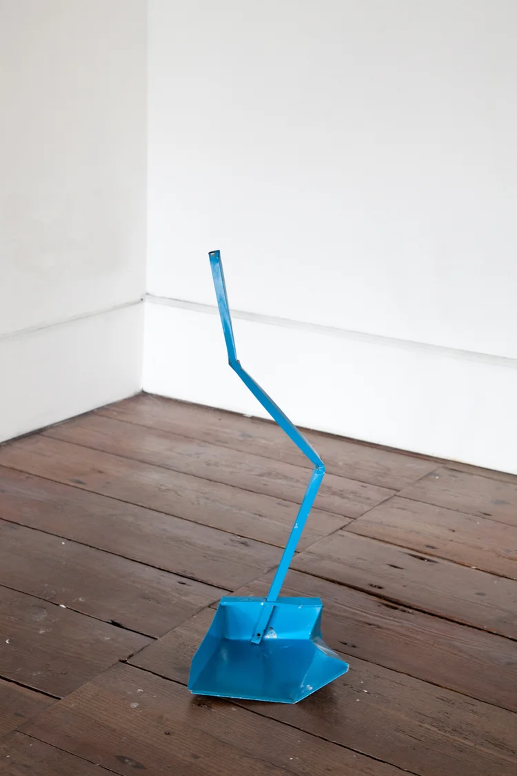 Dylan Lynch Untitled (Crushed Dustpan) 2012 Steel, enamel paint 30 x 16 x 12 inches