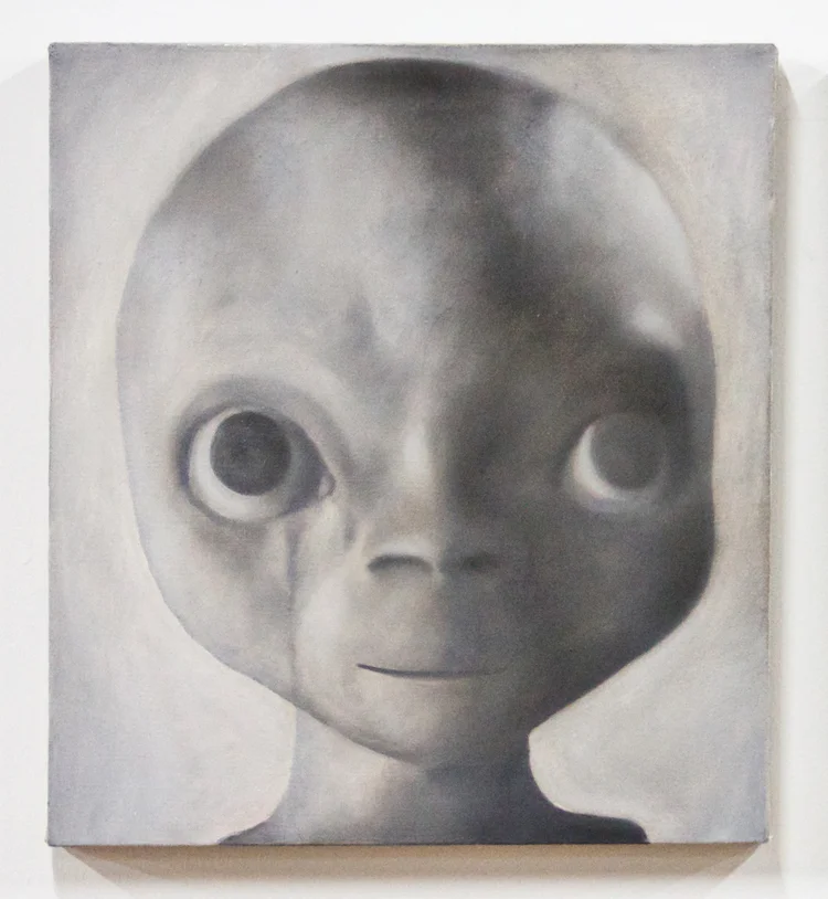 Louis Eisner All The Things I Know But I'm Not At The Moment Thinking (The Truth is Out There) 2012 Oil on linen 20 x 18 inches