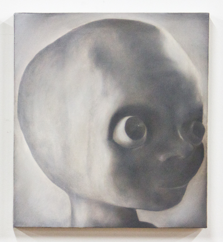 Louis Eisner All The Things I Know But I'm Not At The Moment Thinking (The Truth is Out There) 2012 Oil on linen 20 x 18 inches
