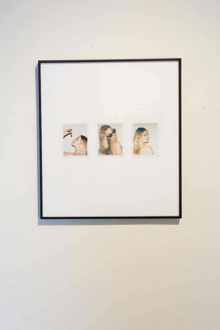 Gia CoppolaTriptych of Nathalie2011Polaroid collage16.5 x 19 inches