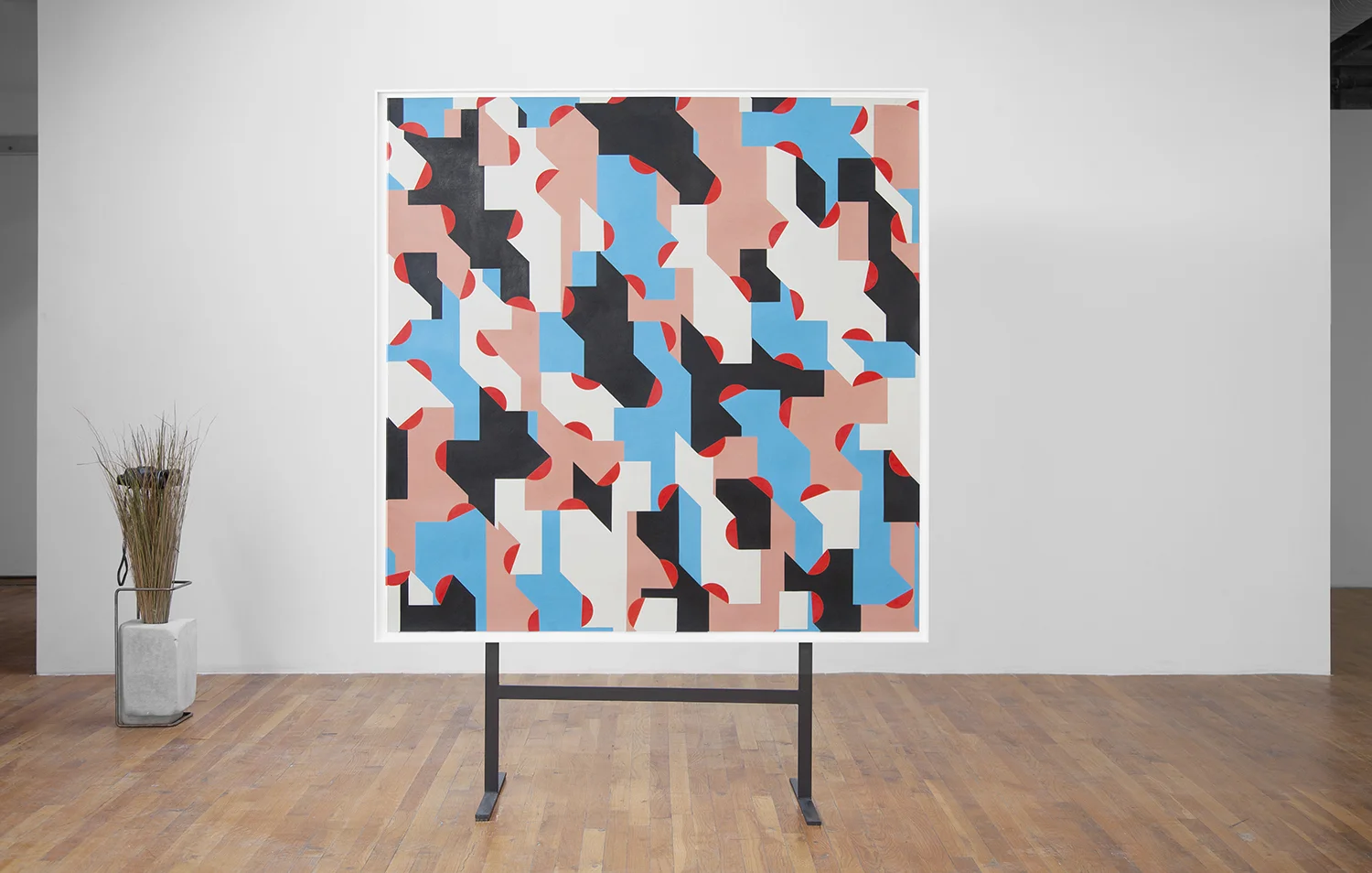 The Walking Dead Seasons 1 - 4 2013 Colored pencil on paper and artist frame 60 x 60 inches