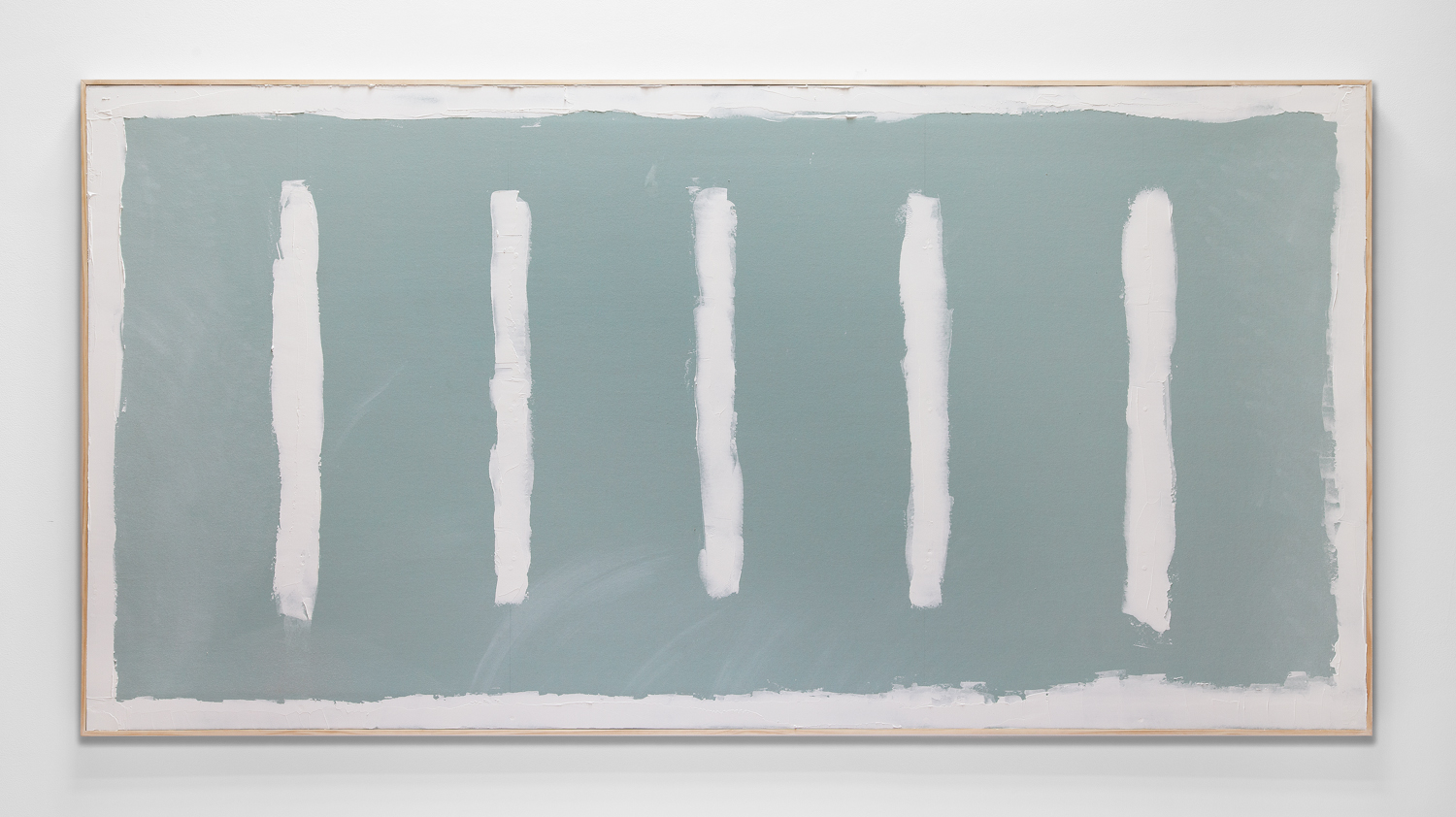 Isaac Brest The Pillar of Art (dedicated to RJ) 2013 Sheetrock, screws and joint compound in artist frame 48 x 98 inches 