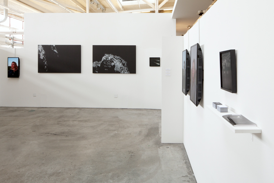 I showed three sunset video portraits, three Comet 67P drawings, and two lunar photograms.