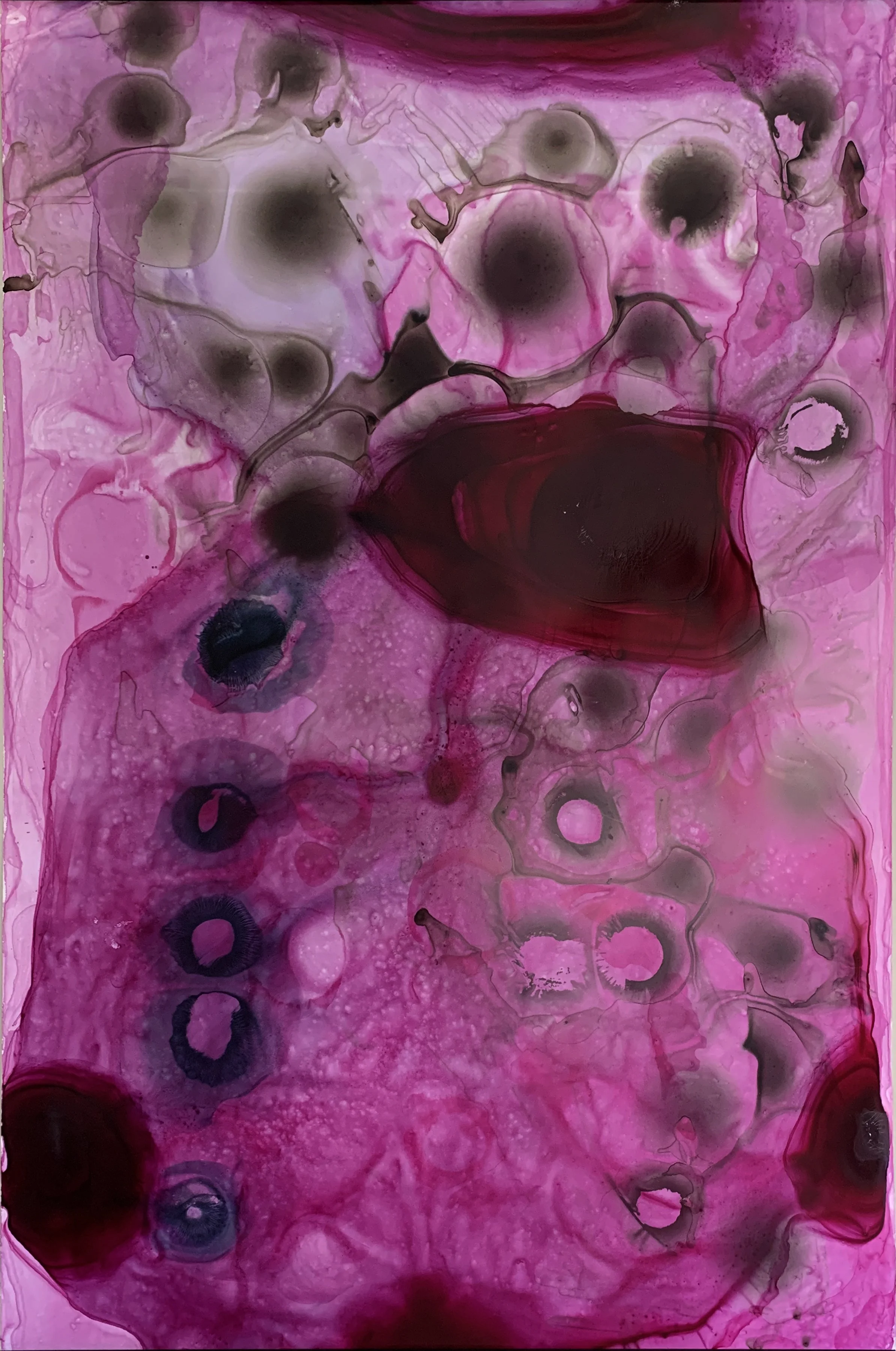 Aftermath Emotions-Full Bleed (BH) III, 2024, ink on paper, 40"x26"
From the NOVA series, reflections on Oct. 7