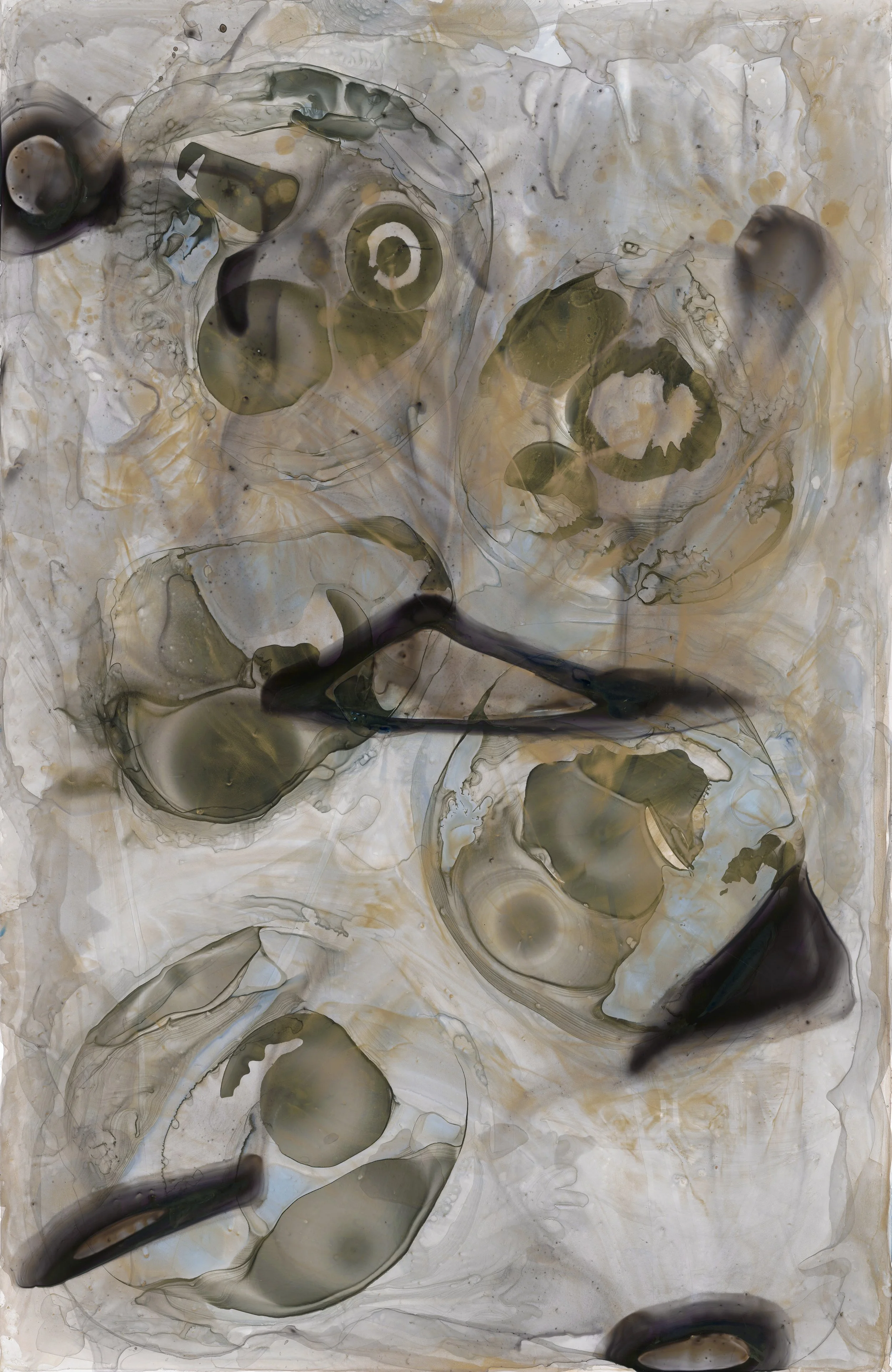 (Nova) The Sky After, 2024
ink on paper, 40"x26"
From the NOVA series, reflections on Oct. 7