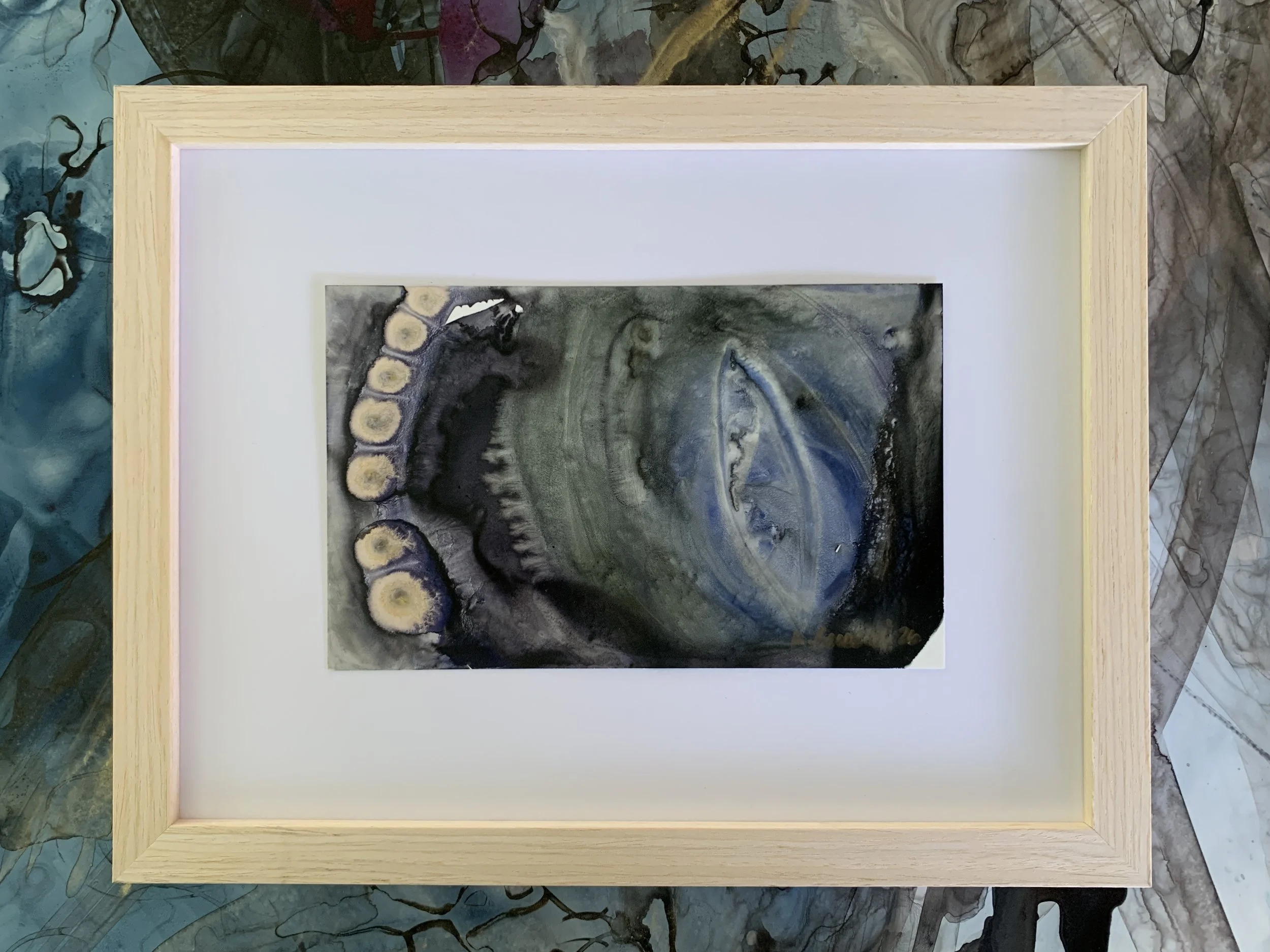 NoClearEnding_Unititled#22_minis_9x12_framed_KimGoldberg.jpg