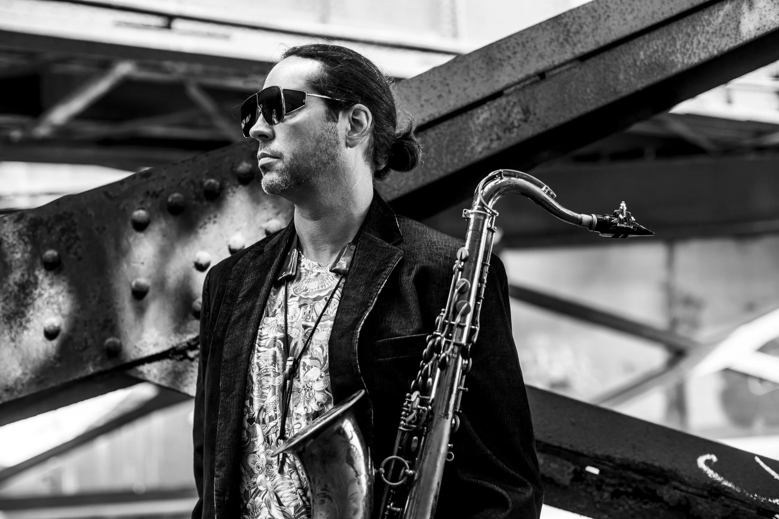 Brian Landrus with Tenor Sax 2024 by Nick Carter