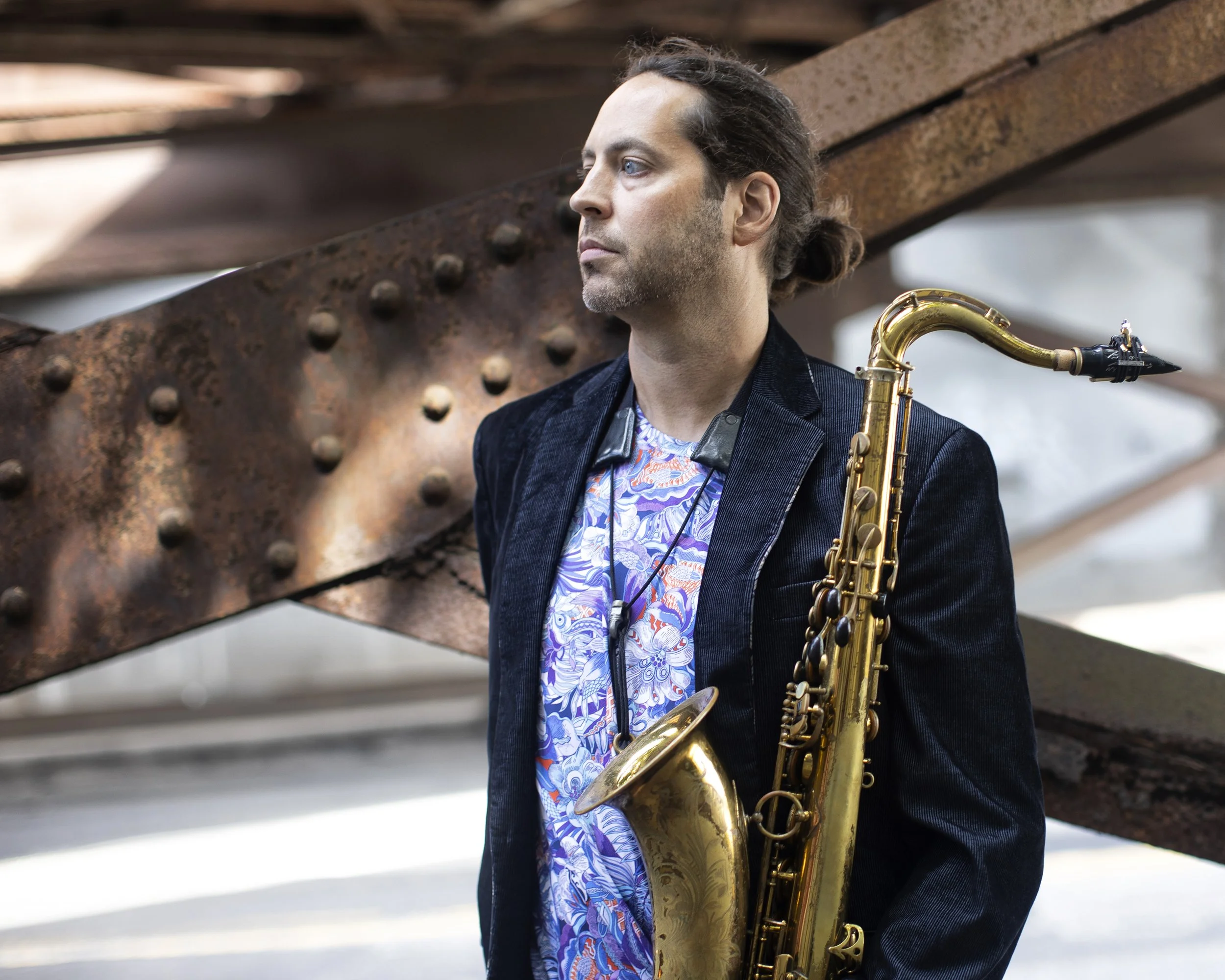 Brian Landrus with Tenor Sax #2 2024 by Nick Carter