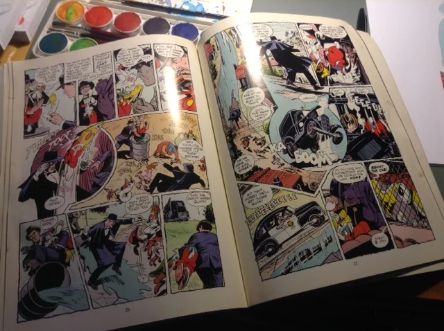 One of our many "Who Framed Roger Rabbit" publications. However, the book I really wanted to do was given a thumbs down by our wise Disney executives. Man, I sure love those guys.