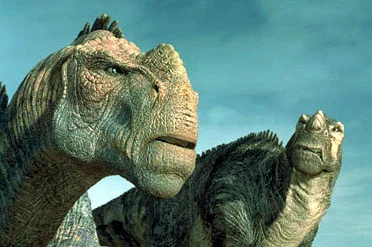 Yes, the dinosaurs also talked. Yet another brilliant idea.