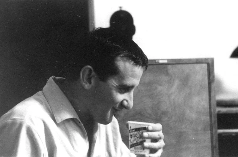 That's my old pal, Dave Michener enjoying a sixties cup of coffee at the Walt Disney Studio. In case you're wondering, he is the nephew of the famous author.