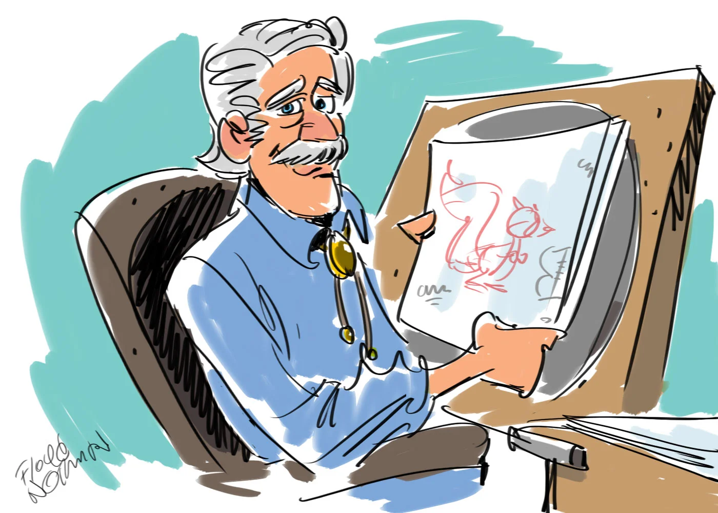 Disney animator, John Kennedy. Sorry, history buffs. He's no relation.
