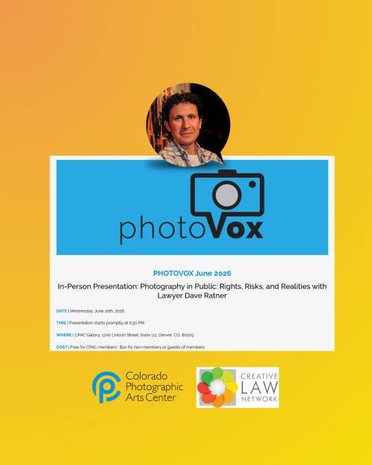 Photography in Public: Rights, Risks, and Realities - An In-Person Presentation for PhotoVox