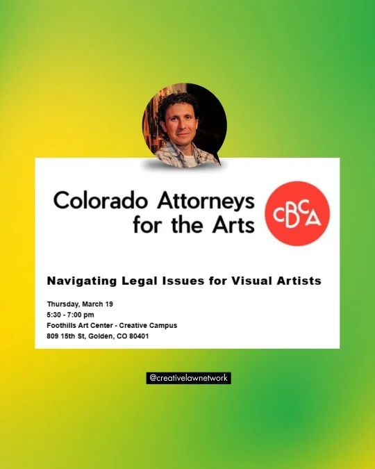 Navigating Legal Issues for Visual Artists with Dave Ratner