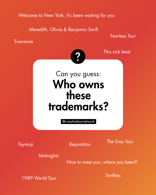 Can you guess who owns these trademarks?