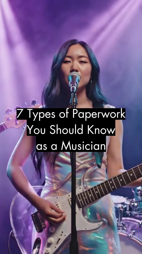 7 Types of Paperwork You Should Know as a Musician