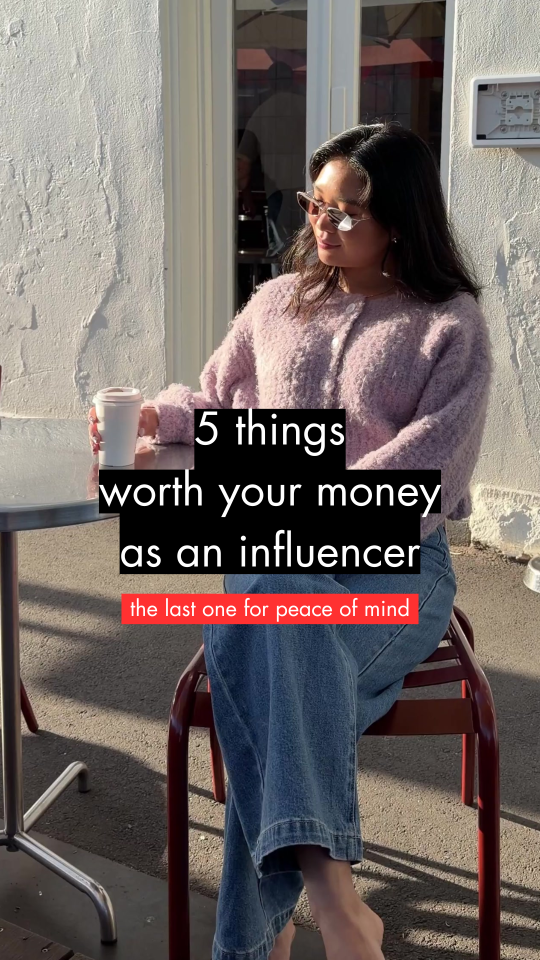 5 Things Worth Your Money as an Influencer