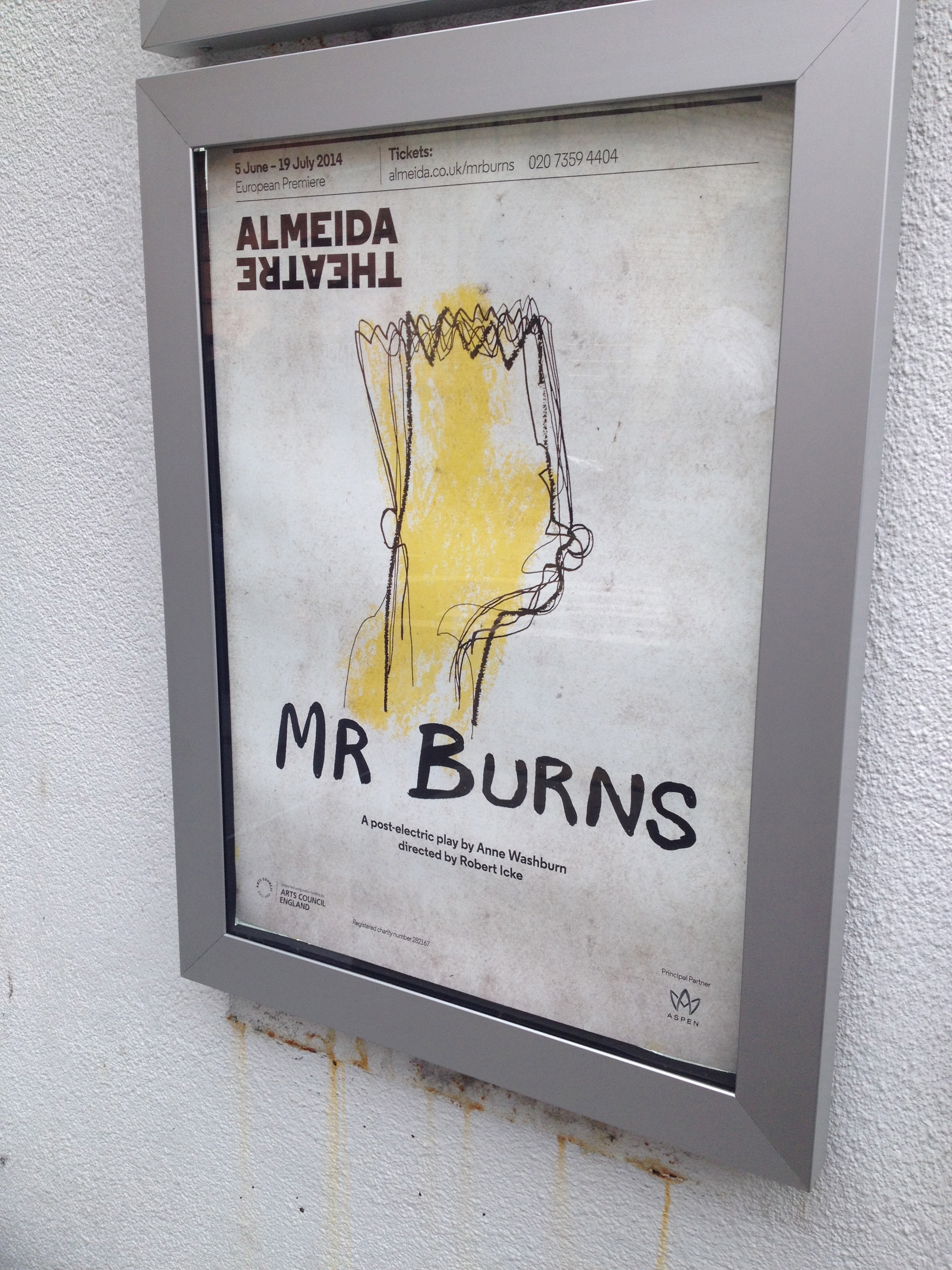 Show poster for Mr. Burns!