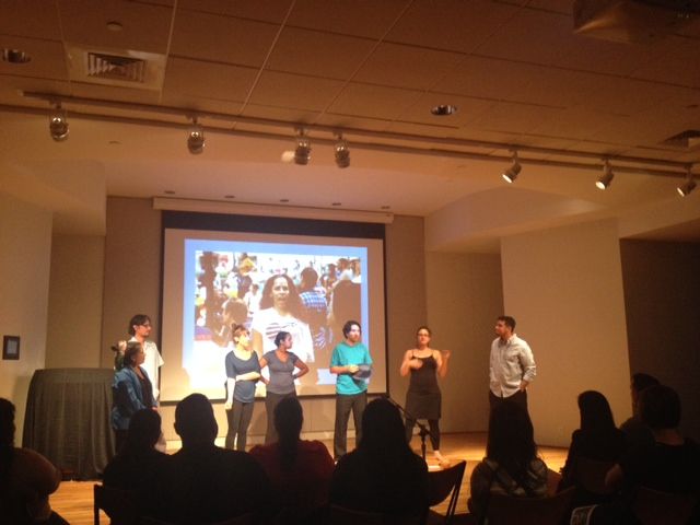 A Q & A after the show, this past week at HCC Southeast Campus!