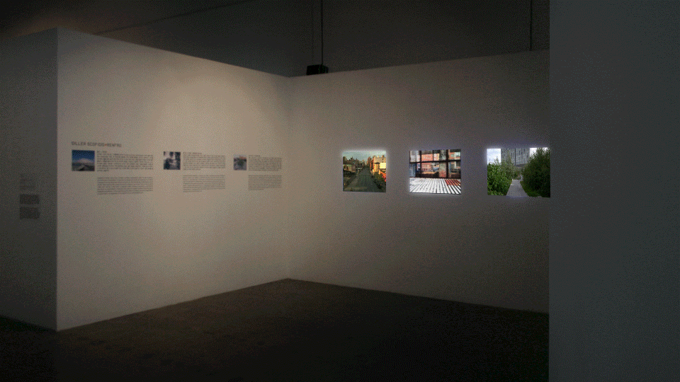 A simulation of the Film installed at the Korean Museum.