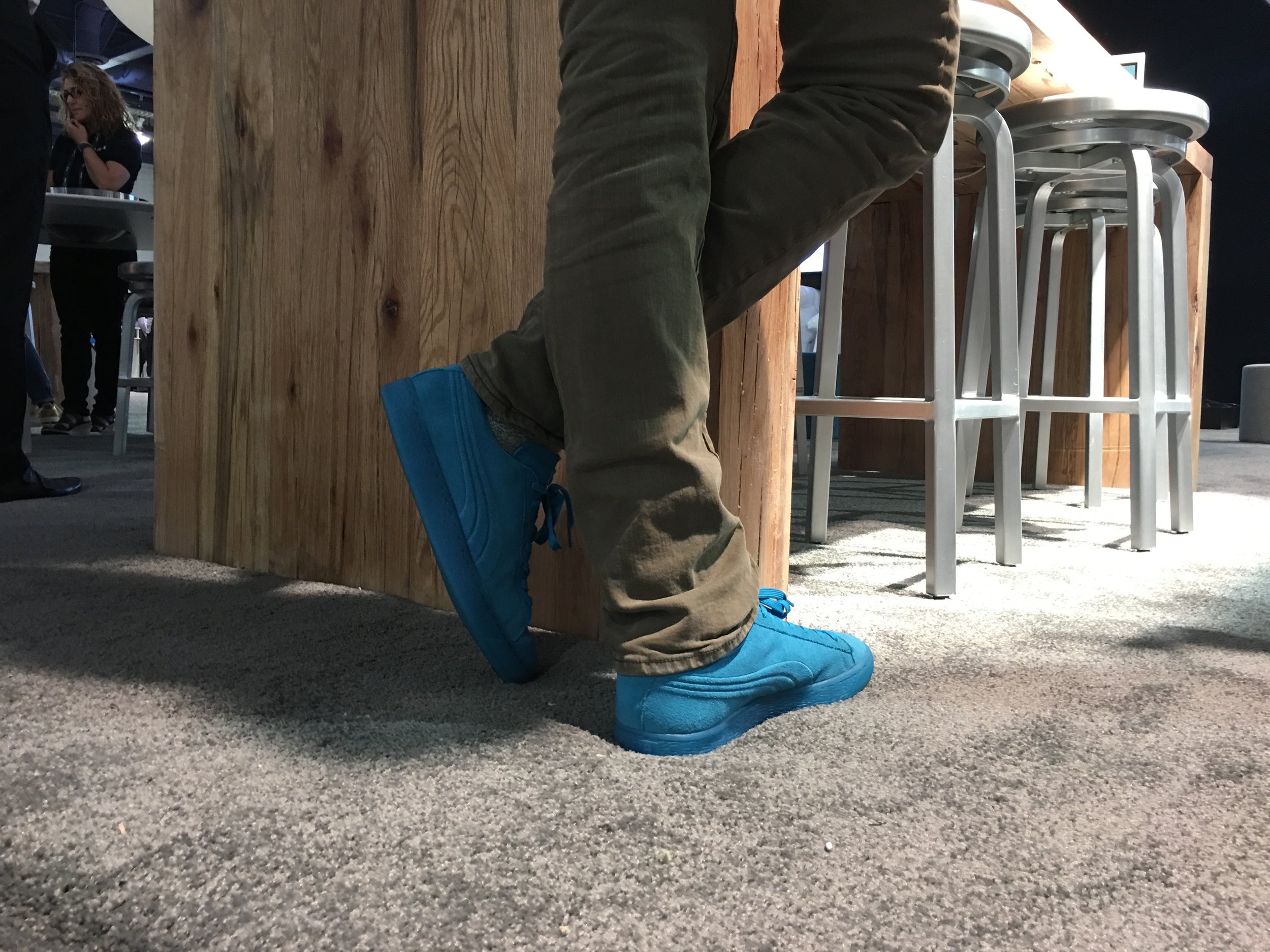 Living the brand.