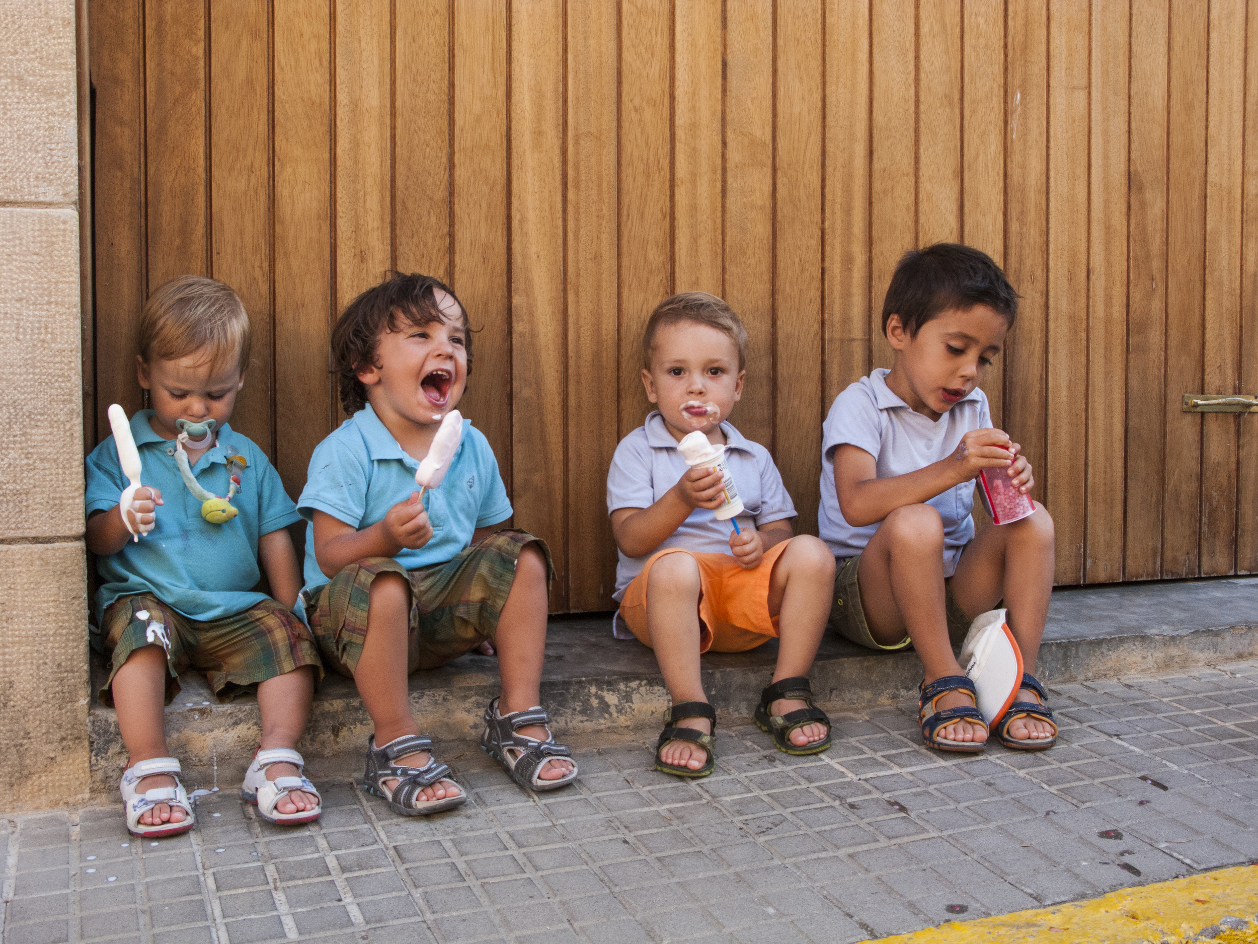 Pals, Spain, Ice Cream Challenge