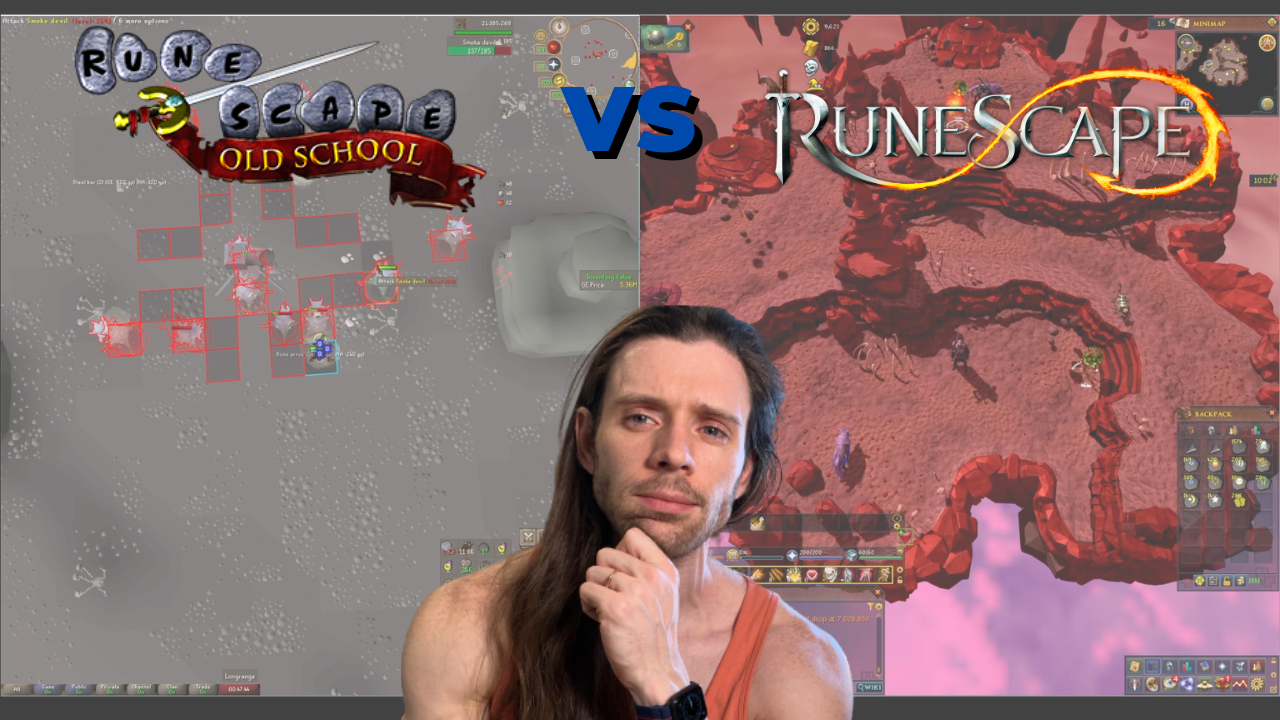 The Experience of Playing OSRS &amp; RS3 At The Same Time