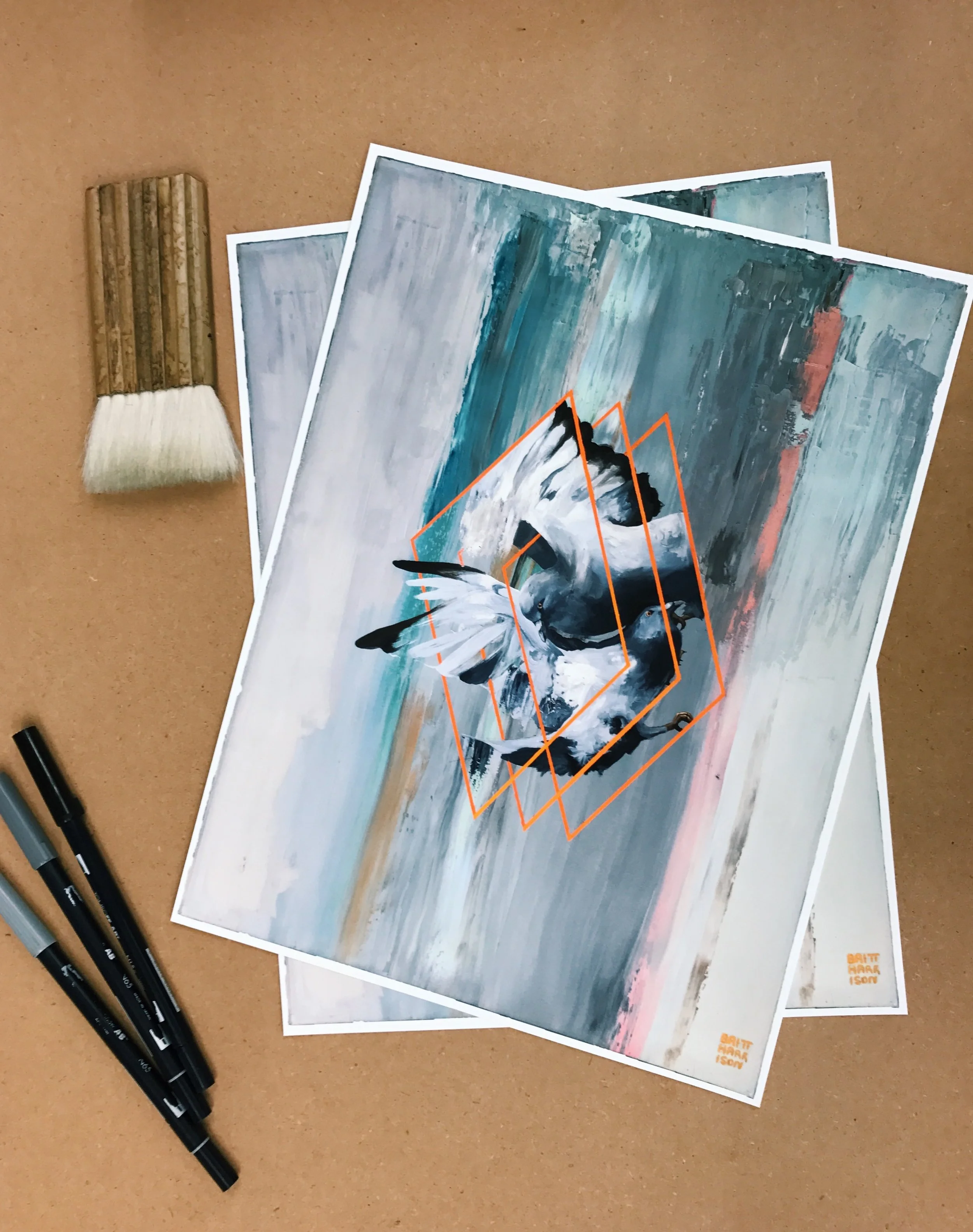 Through The Hole In The Pillow Print, 2017