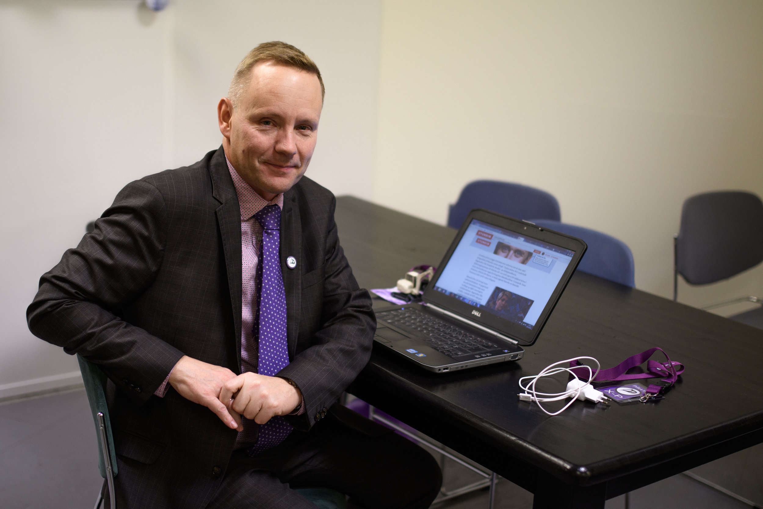 Einar Brynjólfsson Pirate Party MP from the Northeast.