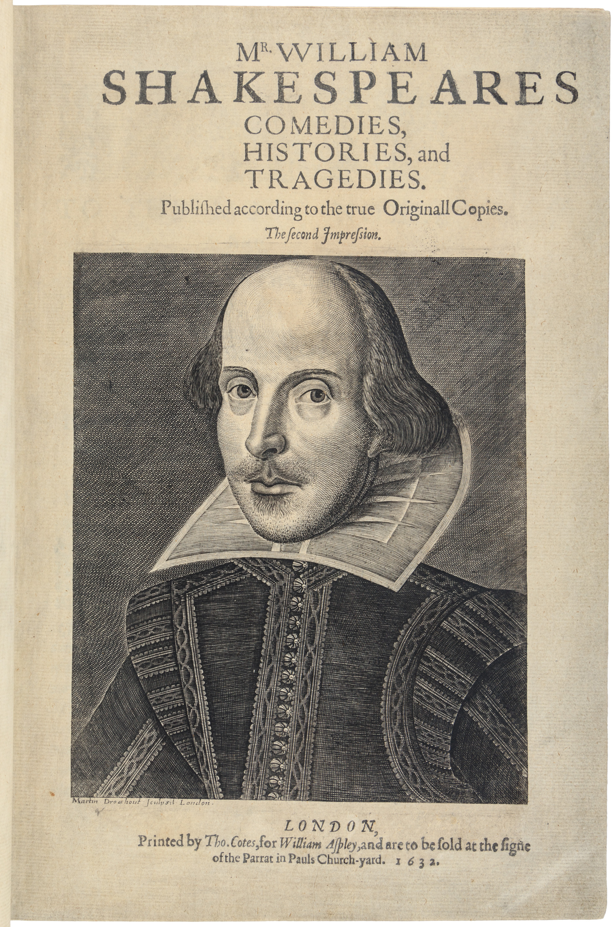 Mr William Shakespeares Comedies, Histories, and Tragedies...The Second Impression