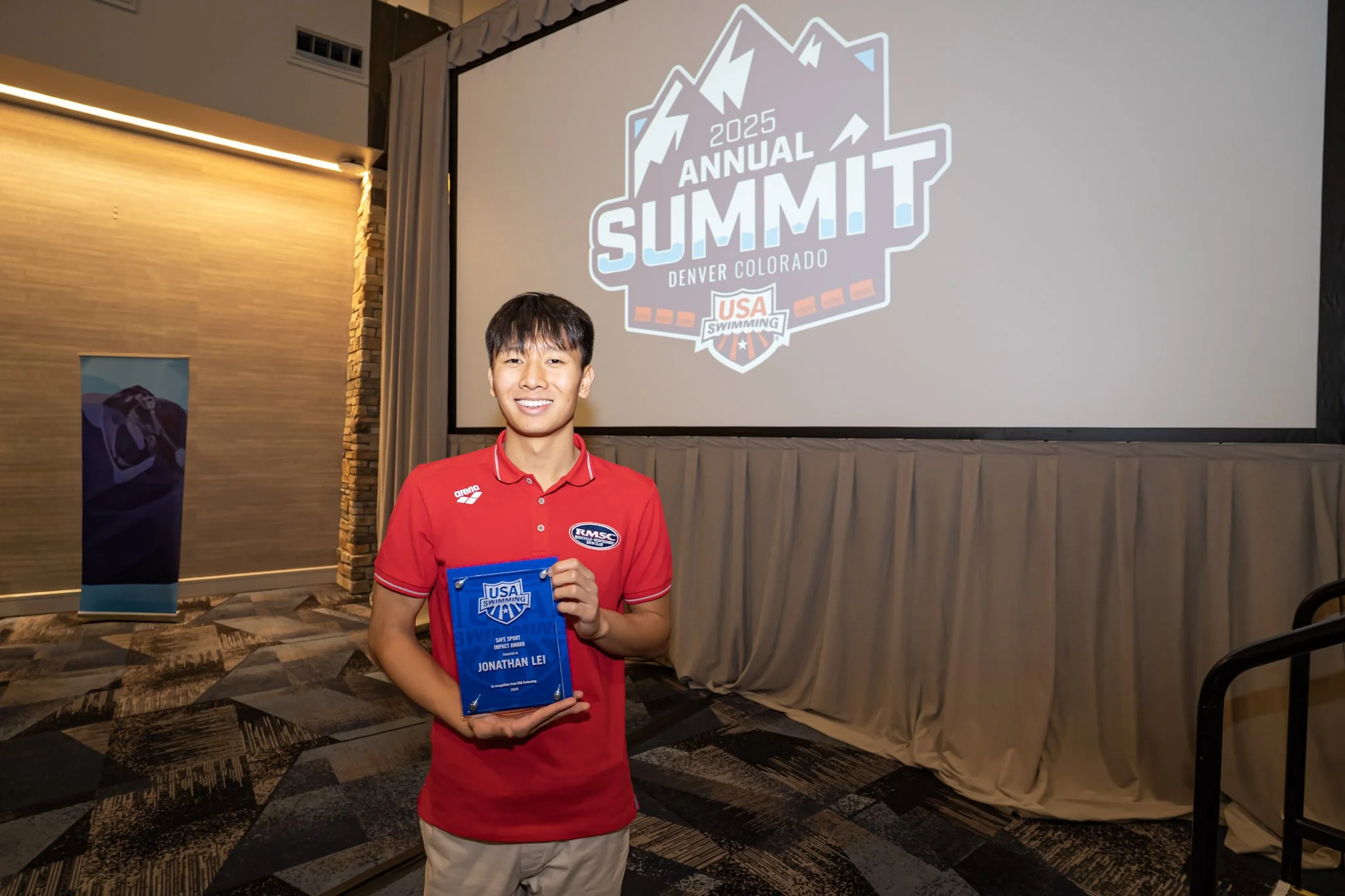 RMSC’s Jonathan Lei Wins USA Swimming Impact Award
