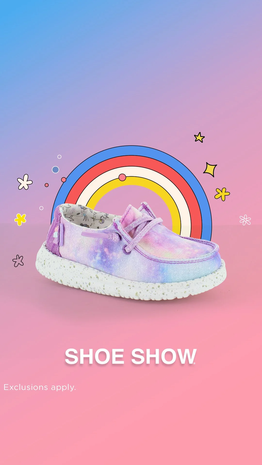 Spring_2023_SHOESHOW_SingleShoeCarousel_KidsRainbowHeydudes_Story.jpg