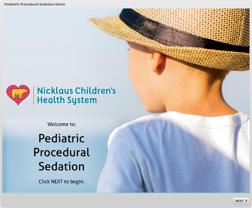 Pediatric Sedation demo