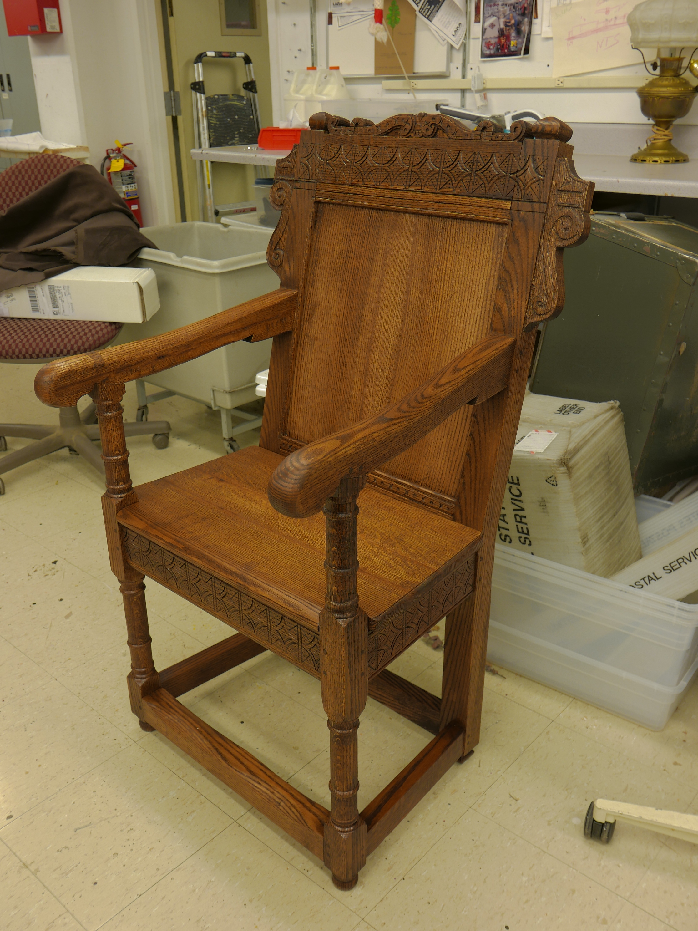 wainscot chair for Falstaff