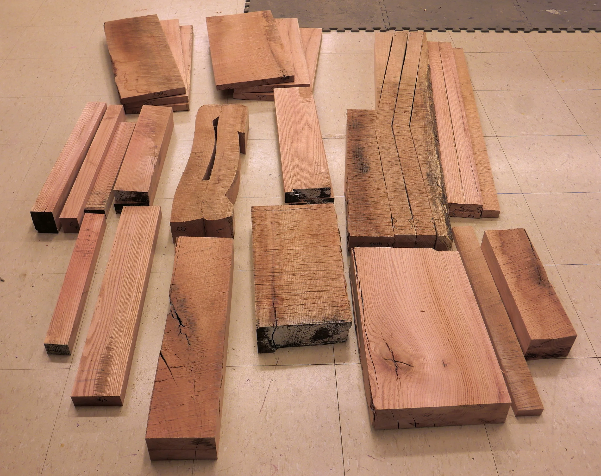 materials for wainscot chair.JPG