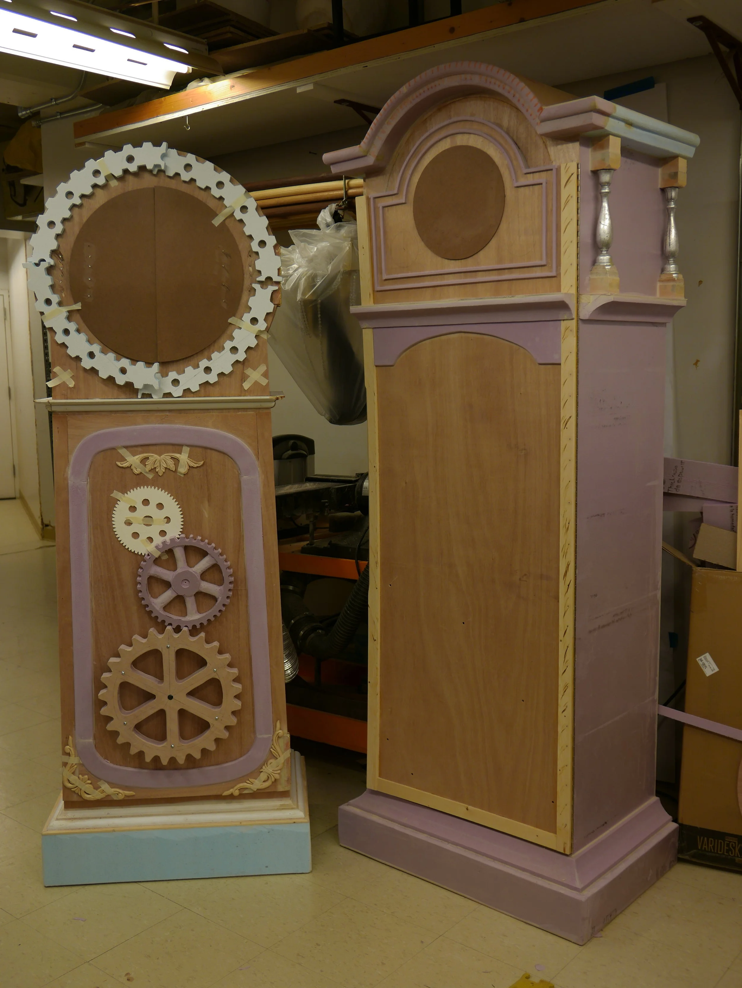 Spanish Hour clocks in progress.JPG