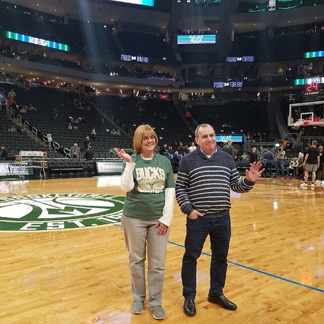 Proud to be a part of @lindsays_voice_ ! Thank you to @bucks for helping support our cause last night and helping us make a difference in the #fightbloodcancer Plus a big win for @bucks v @sixers