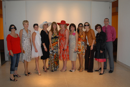 Our models - present board members, volunteers, and students.