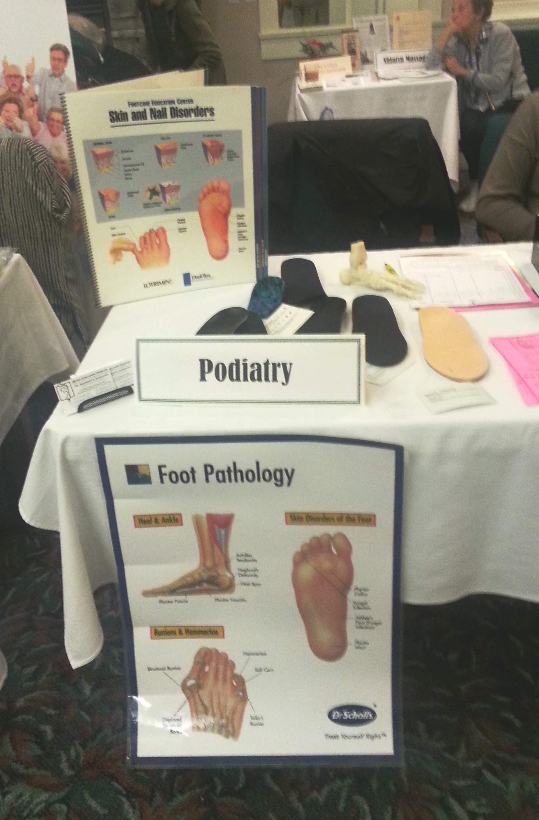 Metro Vancouver Podiatry attended the Seniors Health Fair at Shannon Oaks independent living retirement home