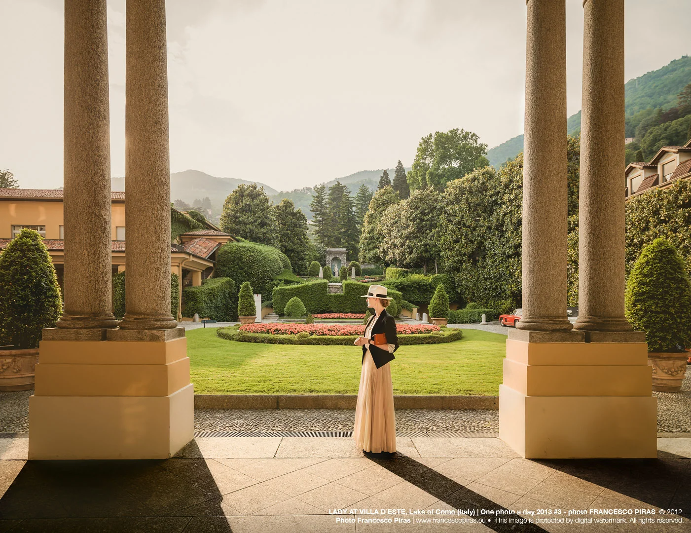 LADY AT VILLA D’ESTE, Lake of Como (Italy) | One photo a day 2013 #3 - photo FRANCESCO PIRAS © 2012. Photo Francesco Piras | www.francescopiras.eu • This image is protected by digital watermark. All rights reserved.