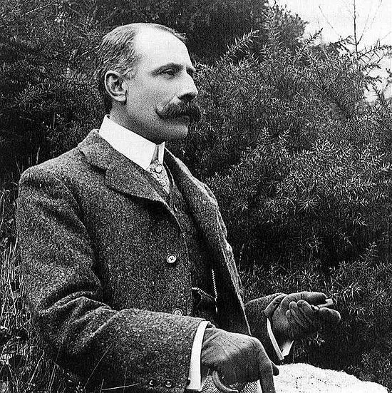 Edward Elgar (1857-1934) was an English composer. His "Pomp and Circumstance" march has garnered much fame in the U.S. as the processional tune for graduation ceremonies.