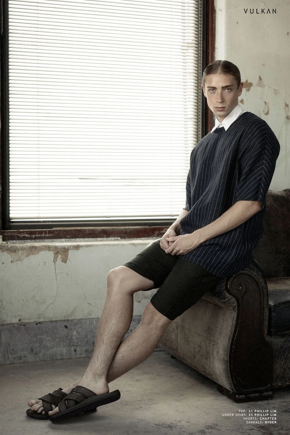 Photographer: Kenn Perry  Wardrobe Stylist: Frank Christon  Grooming: Wayne Morris&nbsp;  Model: Nate Ginsterblum/ Brink Model 