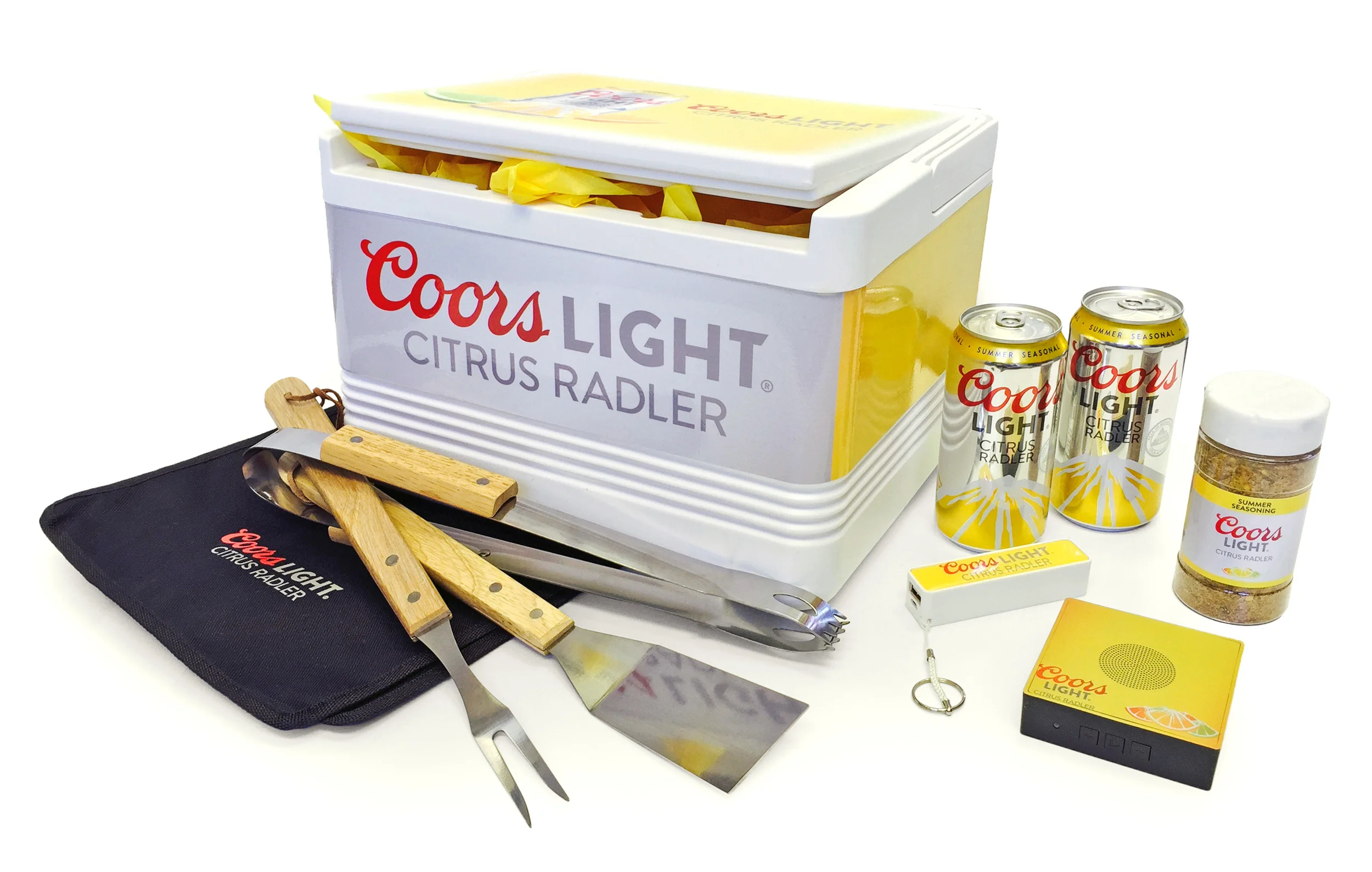 Coors Light Citrus Radler Mailer Merchandizing Shot