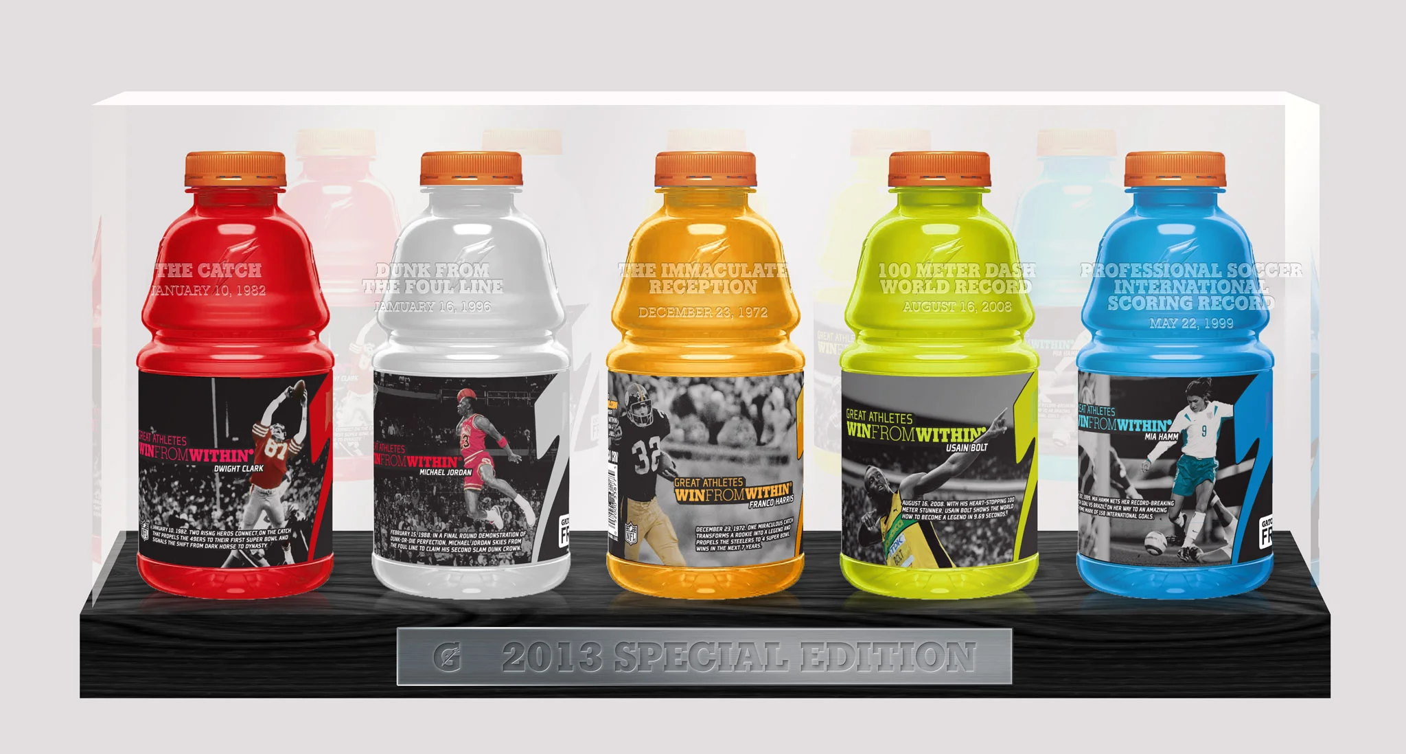 Gatorade Iconic Moments Display Case Mailer