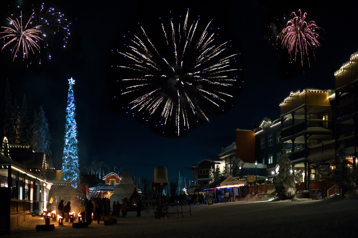 Fireworks at Silver Star Mountain