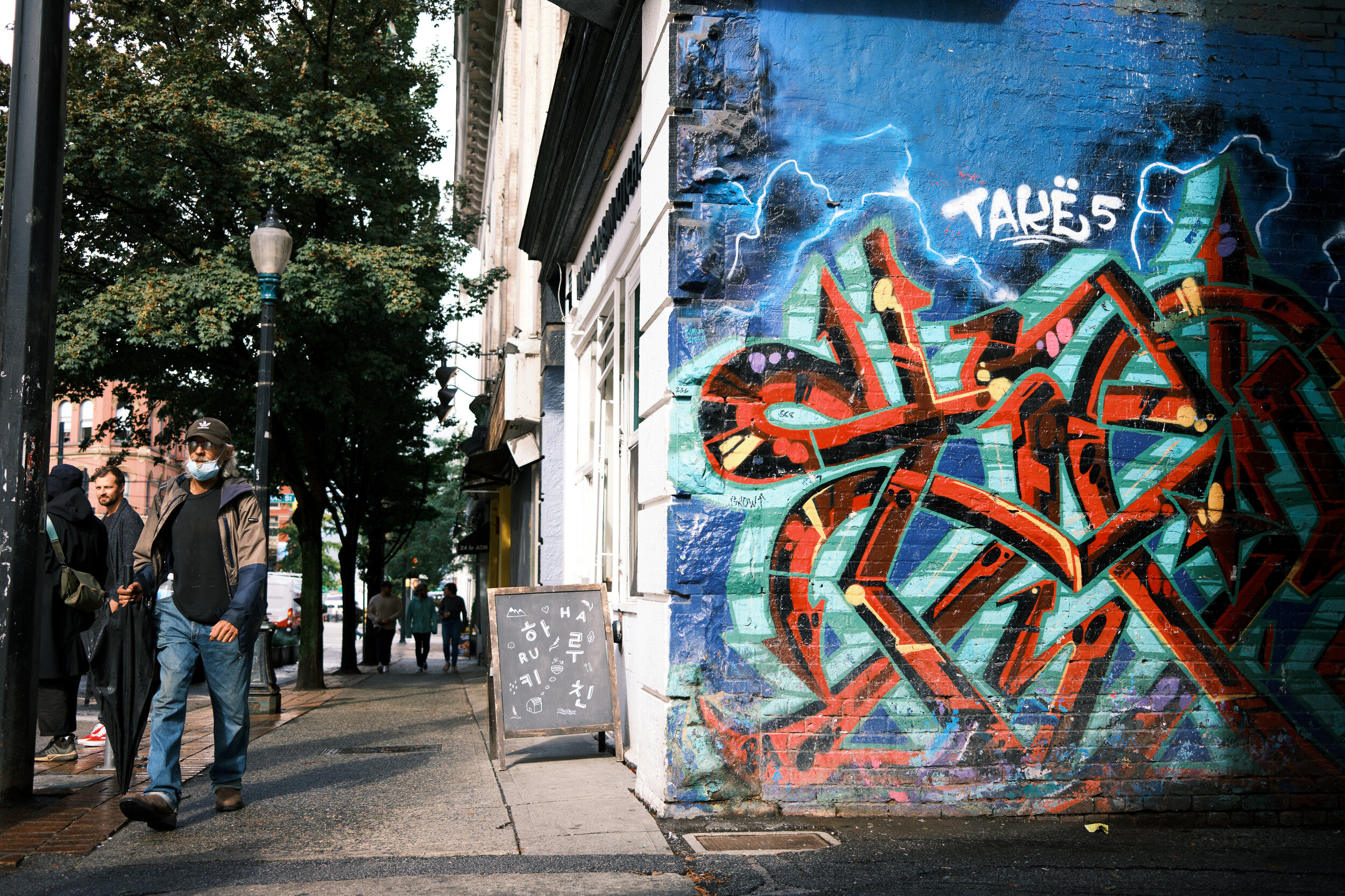 Graffiti in Gastown, Vancouver