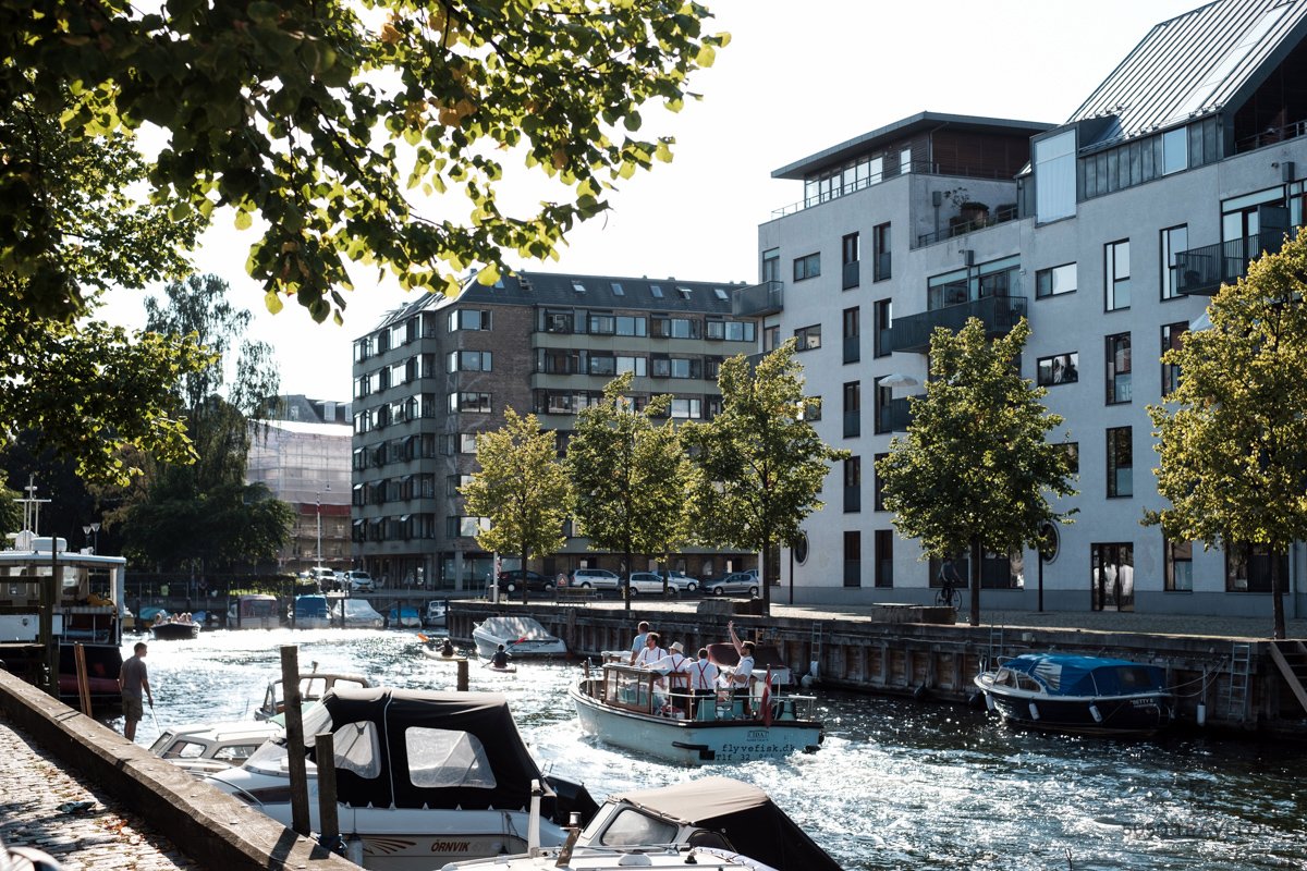 The canals in Copenhagen
