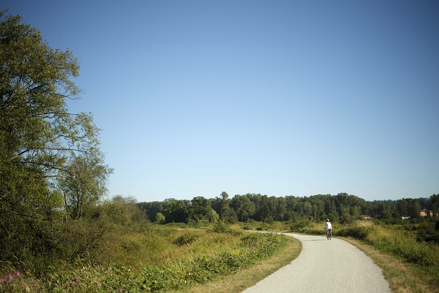 The PoCo Trail is part gravel, and partly paved