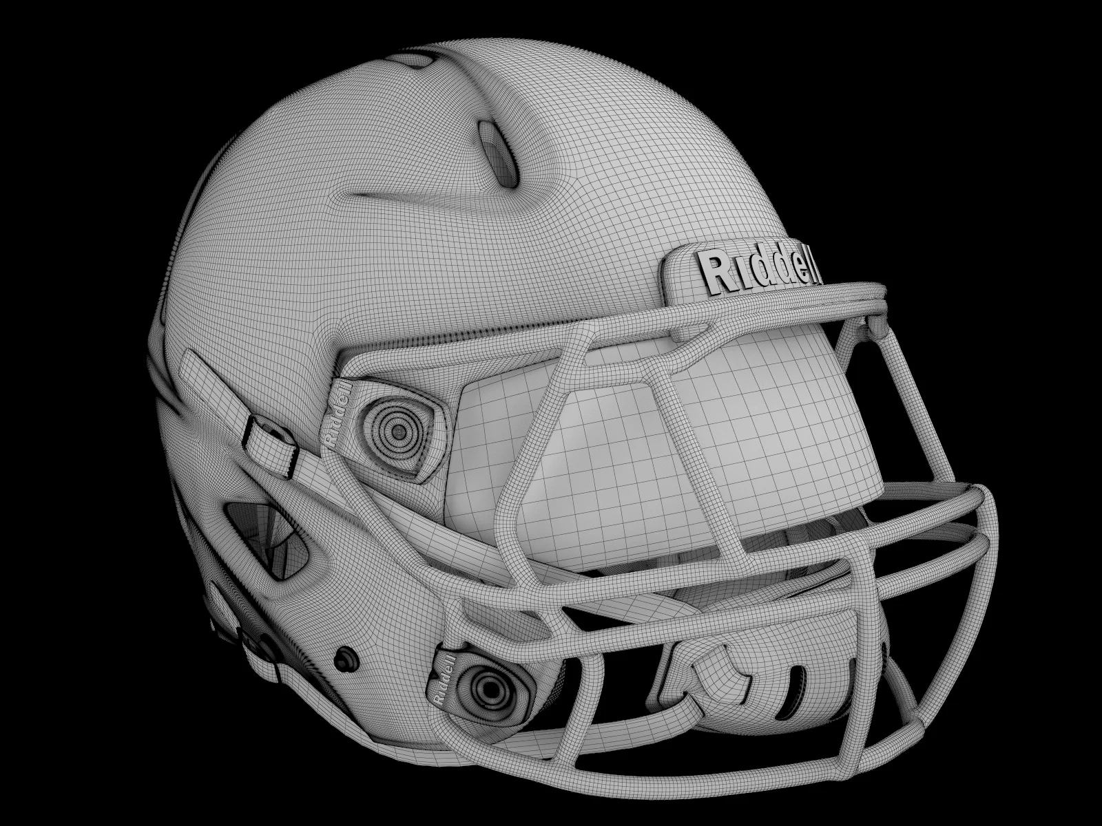 Riddell 360 Football Helmet — lukx CGI