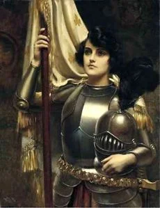 Joan of Arc ready to moderate comments like a badass!